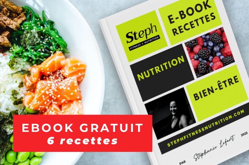 Ebook gratuit! 5+1 recettes santé par Stéphanie Lefort